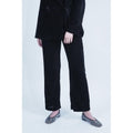 Pantalon Droit Imprimé - Stripe Burnout Noir