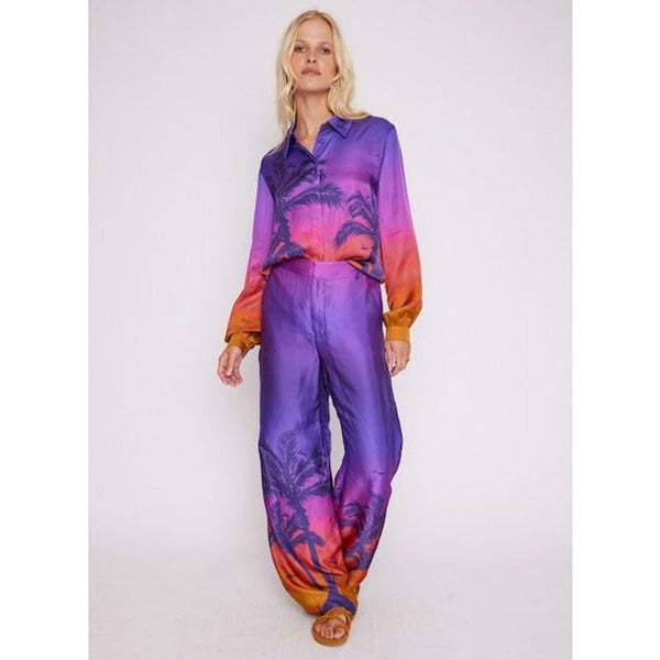 Fluid Pants - Sunset-Print