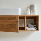 Basic - Wastafelmeubel - Teakhout - Naturel