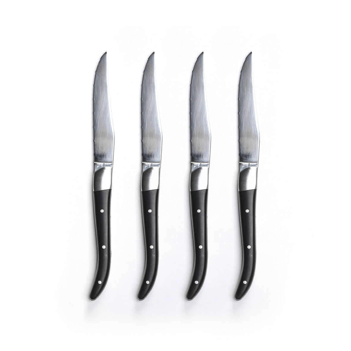 Sauter - Sæt Med 4 Steakknive - Rustfrit Stål 3Cr13 - Sort