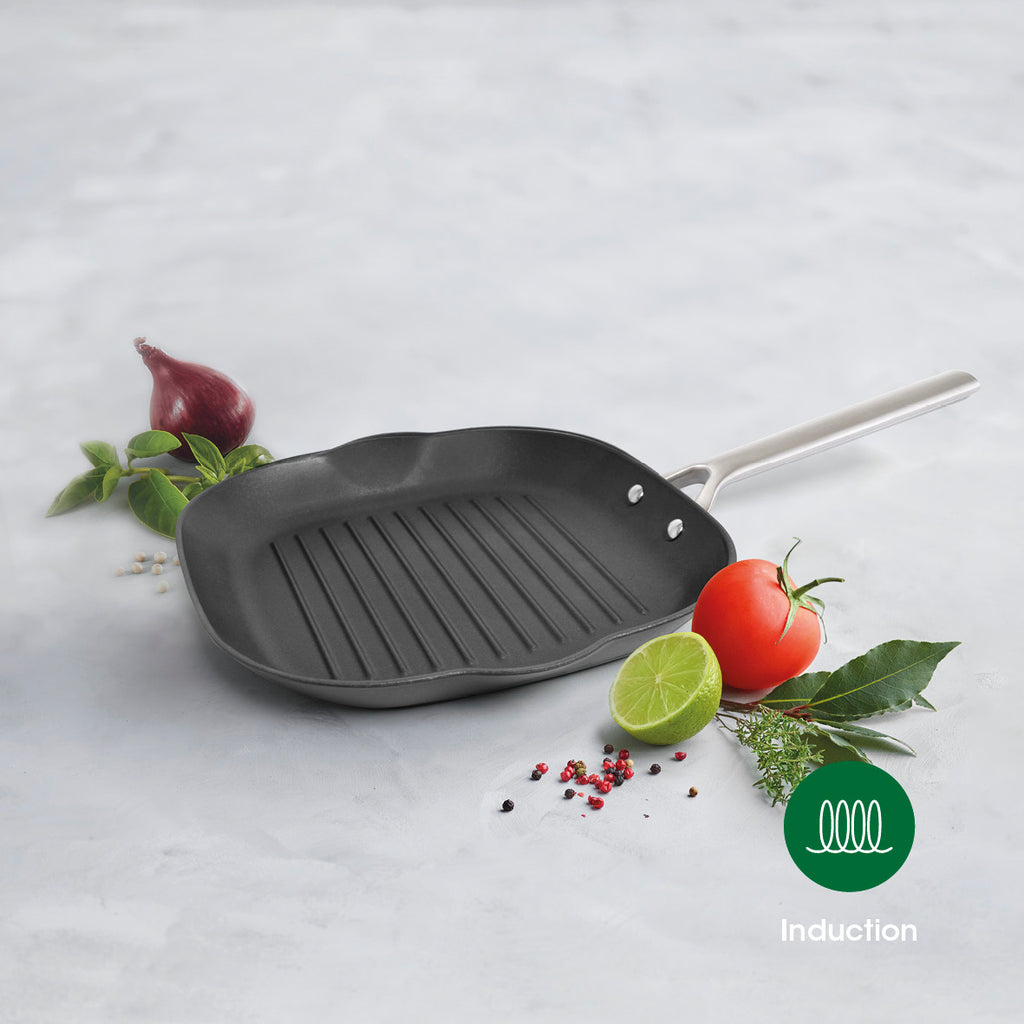 Sauter - Grillpande - Støbejern - Sort