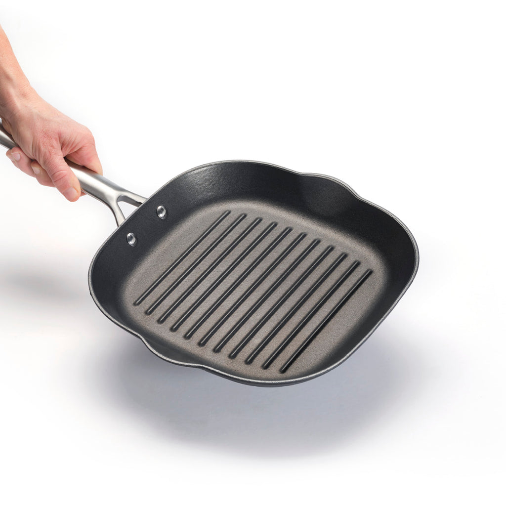 Sauter - Grillpande - Støbejern - Sort