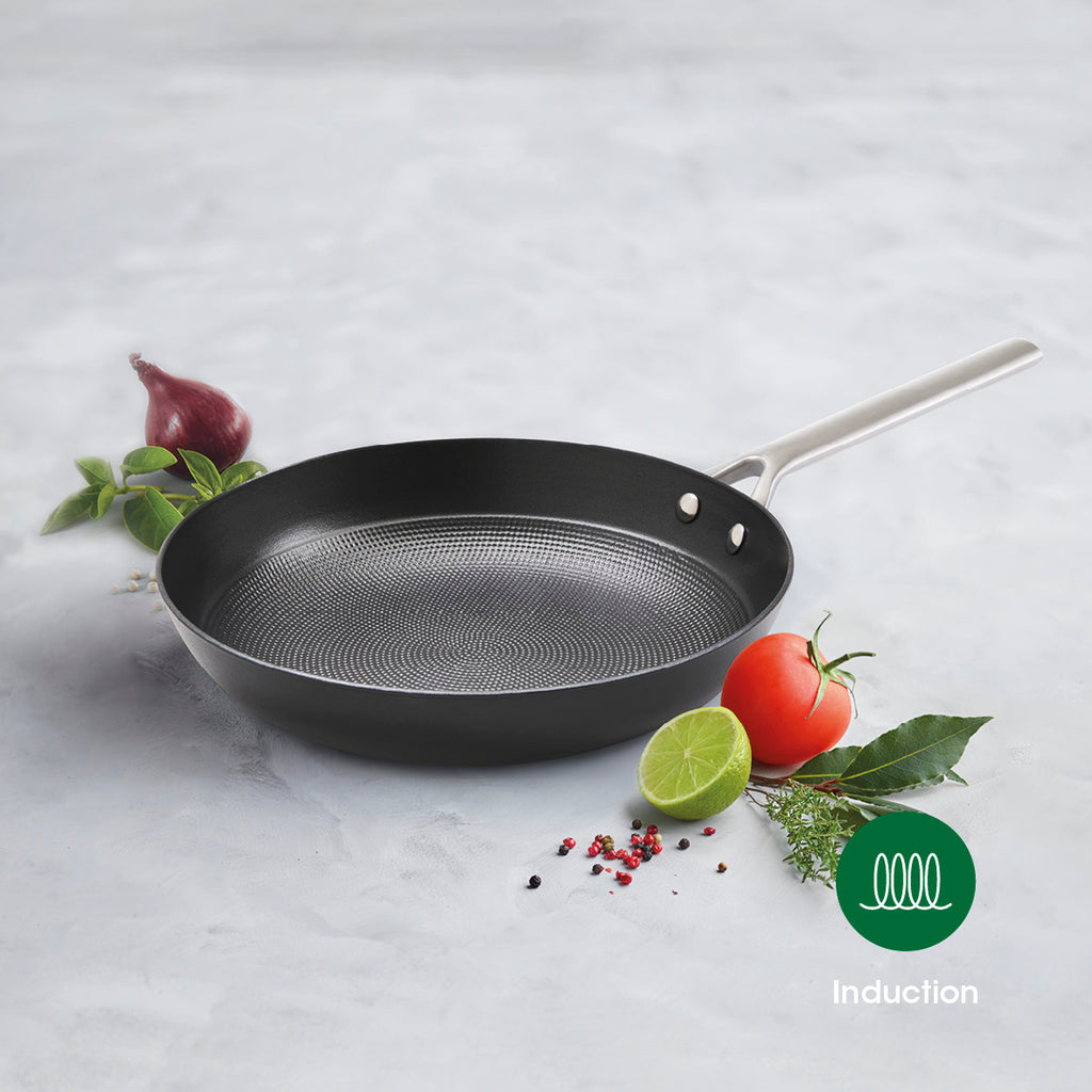 Sauter - Set De Poêles Acier Inoxydable - Fonte - Noir