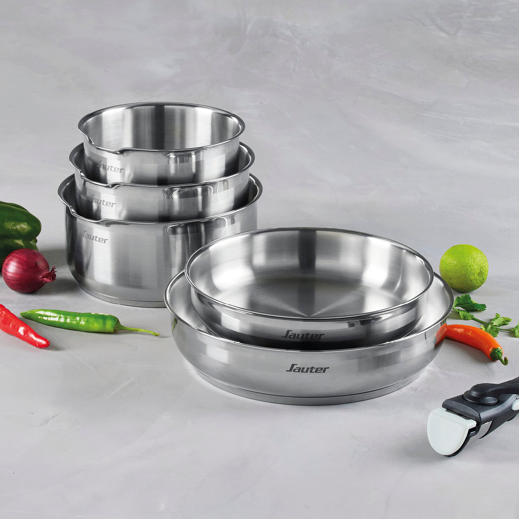 Sauter - Set De Poêles - Acier Inoxydable 304 - Argent