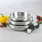 Sauter - Set De Poêles - Acier Inoxydable 304 - Argent