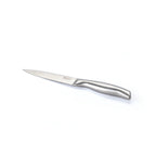 Cuchillo de oficio de acero inoxidable con mango hueco - Plateado - 12.5 cm