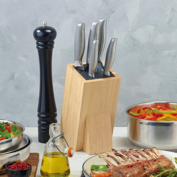 Universal Knife Holder - Natural Wood