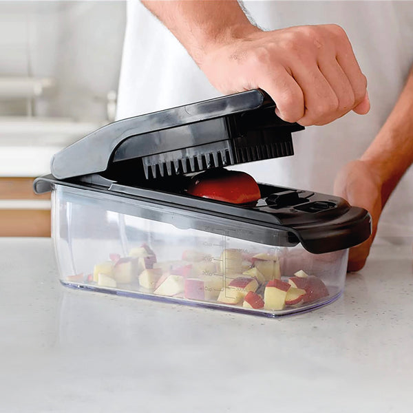 Chopper With Container - Black/Grey
