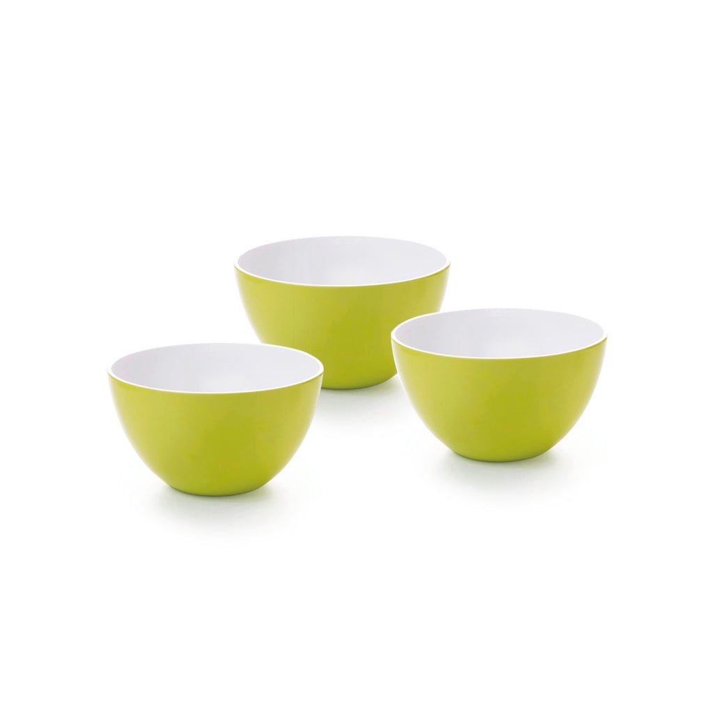 Set De 3 Petit Bols - Mélamine - Vert