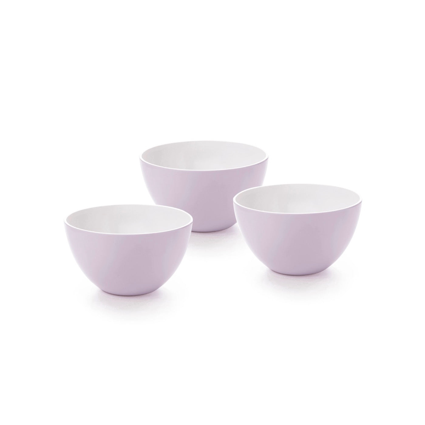 Juego De 3 Cuencos Pequeños - Melamina - Lavanda