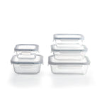Set De 5 Boîtes De Conservation Avec Couvercle - Transparent