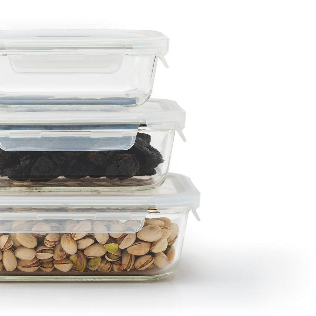 Set De 5 Boîtes De Conservation Avec Couvercle - Transparent