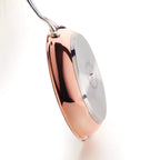Set of 3 Triply Stainless Steel Frying Pans - Copper