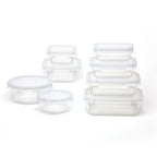 Set De 8 Boîtes En Verre Avec Clips - Transparent