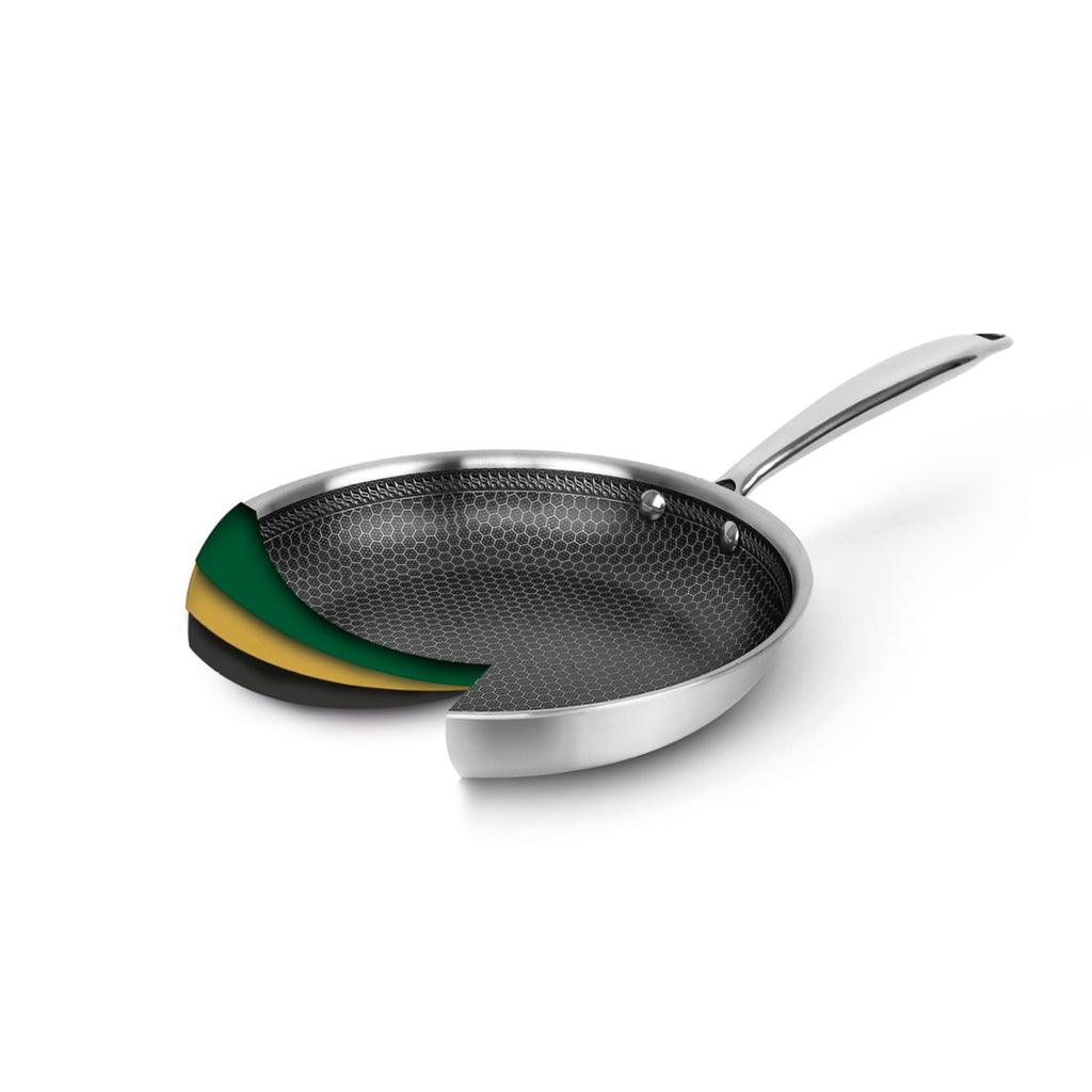 Batería De Cocina Triply 9 Piezas - Multinox Pro Ceramic - Plateado