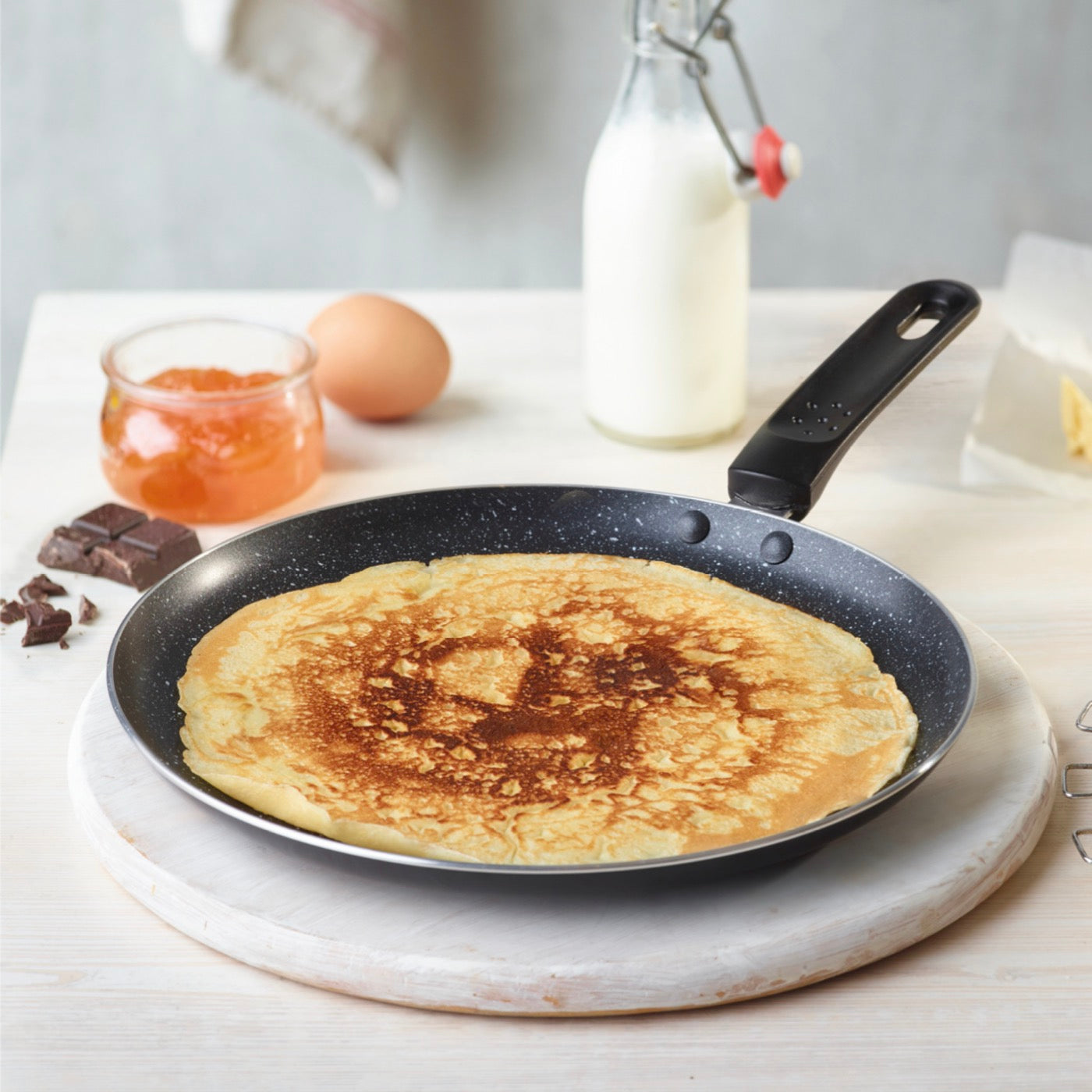 Crêpière - Granite Ceramic - Noir - 2 Tailles