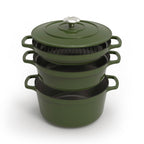 4-Piece Stackable Cookware Set - Green