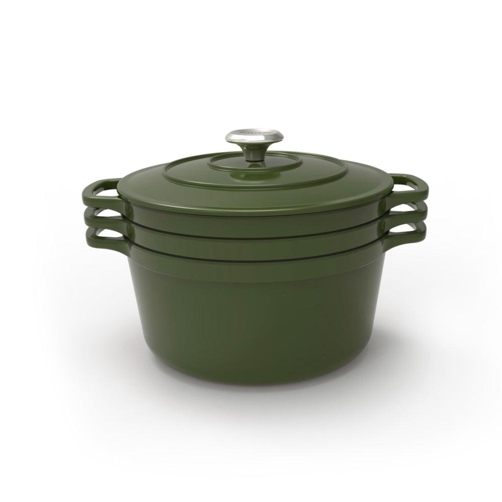 4-Piece Stackable Cookware Set - Green