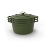 4-Piece Stackable Cookware Set - Green