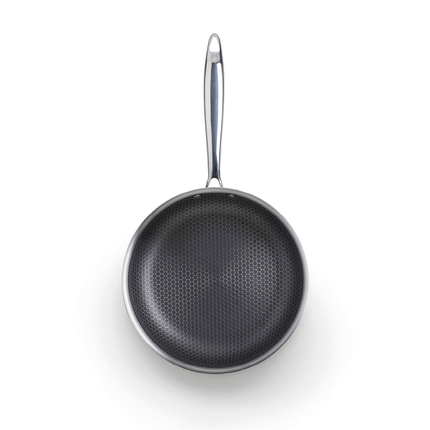 Poêle Triply - 24CM - Revêtement Nid D'Abeille Anti-Adhésif - Argenté