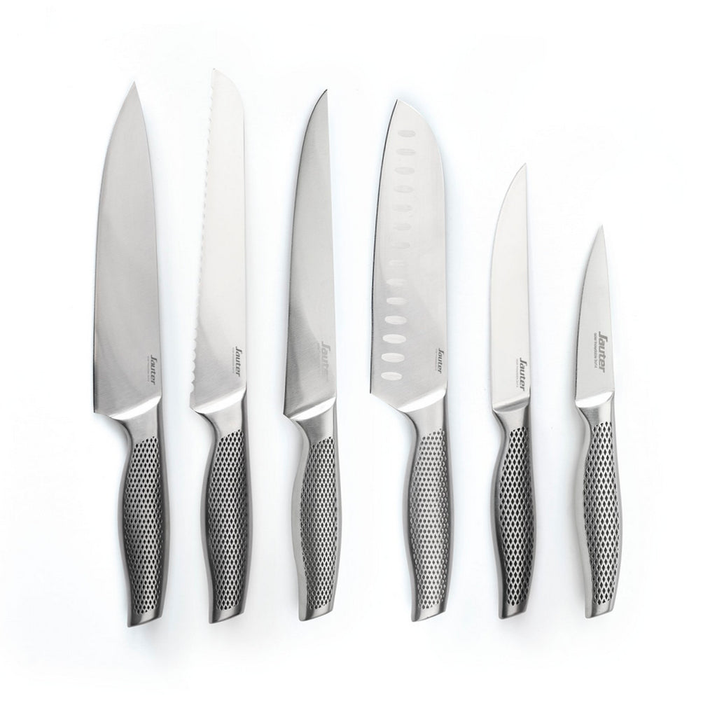 Set De 6 Couteaux Acier Inoxydable - Argenté