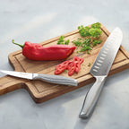 Set De Porte-Couteaux Universel + 5 Couteaux - Argenté
