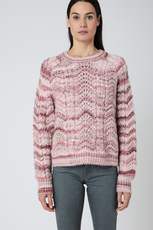 Round Neck Sweater - Multicolor