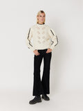 Jersey con cuello alto - Beige