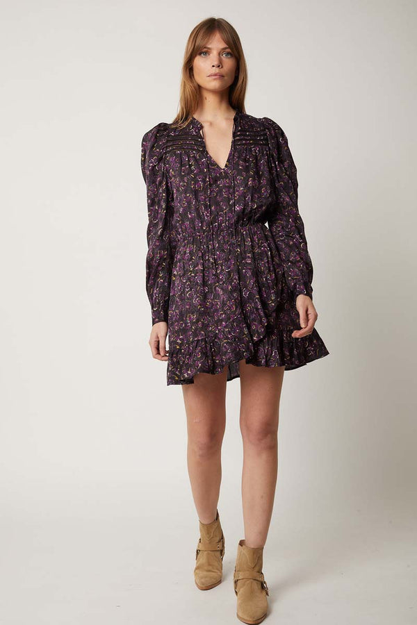 Short Dress Printed Ruffle Skirt - Bilbao