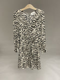 Short Gathered Front Dress - Savana Print