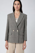 Berenice - Denim Jacket with Belt - Grey Denim