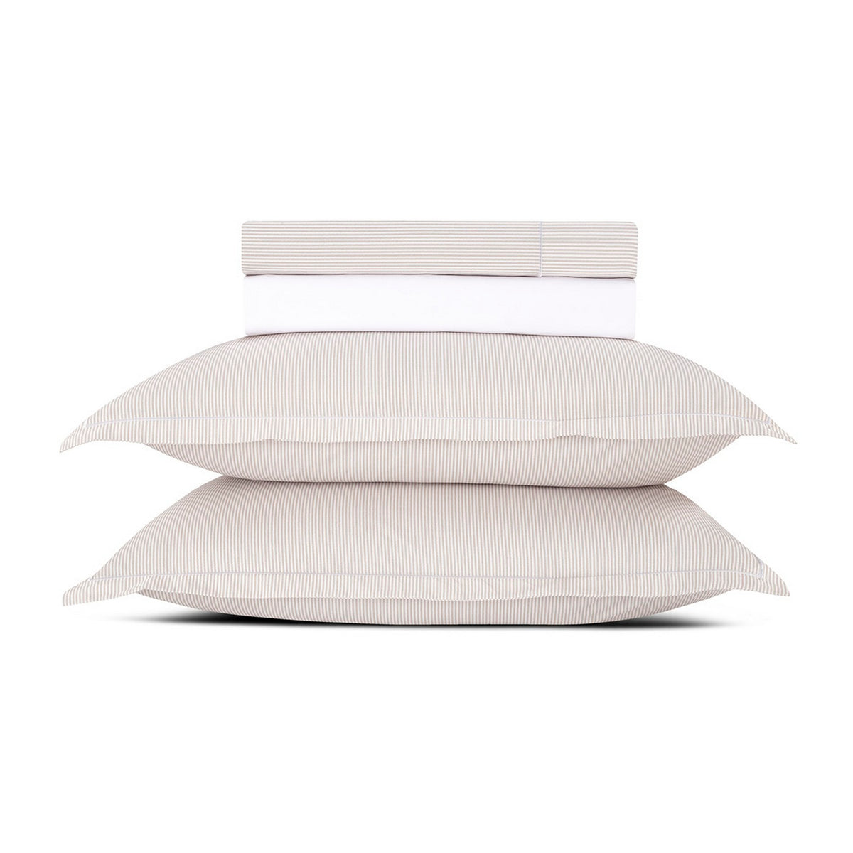 Cotton Percale Sheet Set - Lyon Taupe