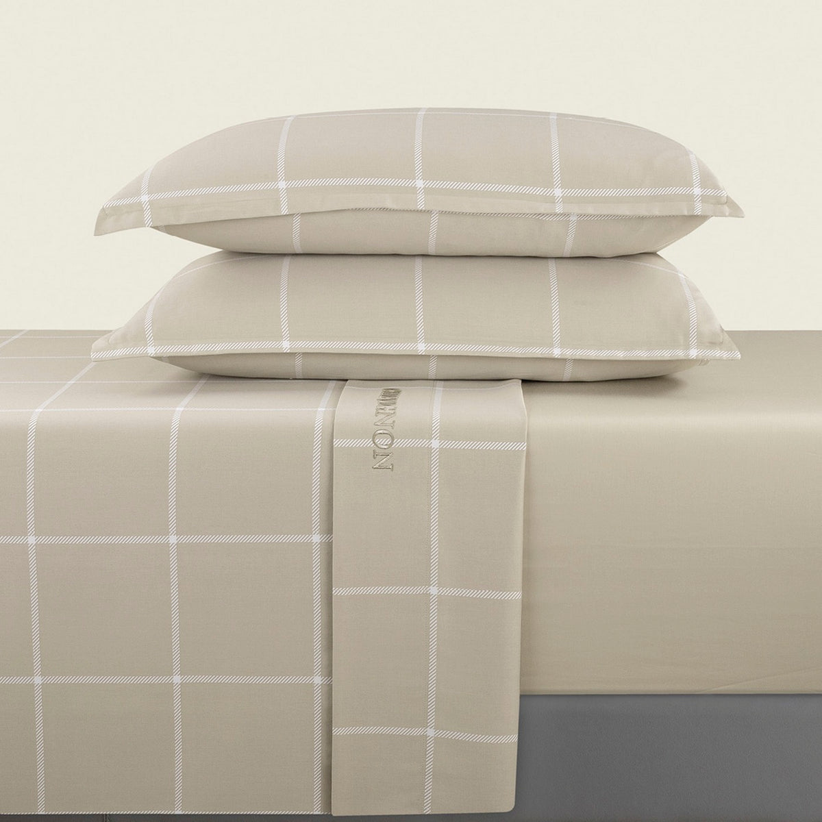 Cotton Sateen Sheet Set - Arthur Taupe