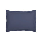 Kussensloop van katoensatijn - Uni 1 Baratta blauw 06