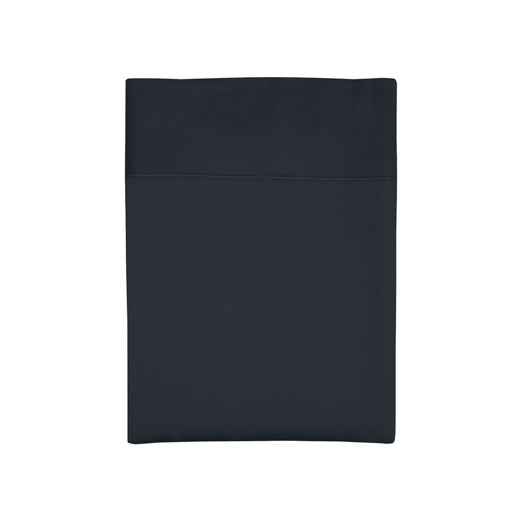 Cotton Sateen Flat Sheet - Plain 1 Baratta Blue 11