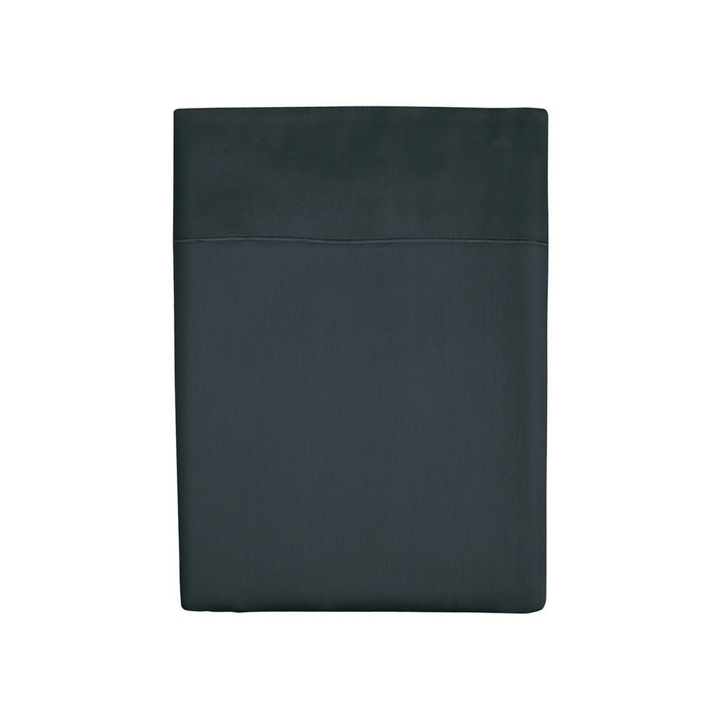 Cotton Sateen Flat Sheet - Plain 1 Baratta Grey 02