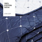 Sprei XL Canards Evy Blauw