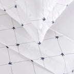 Cotton Sateen Sheet Set - Canards Evy White