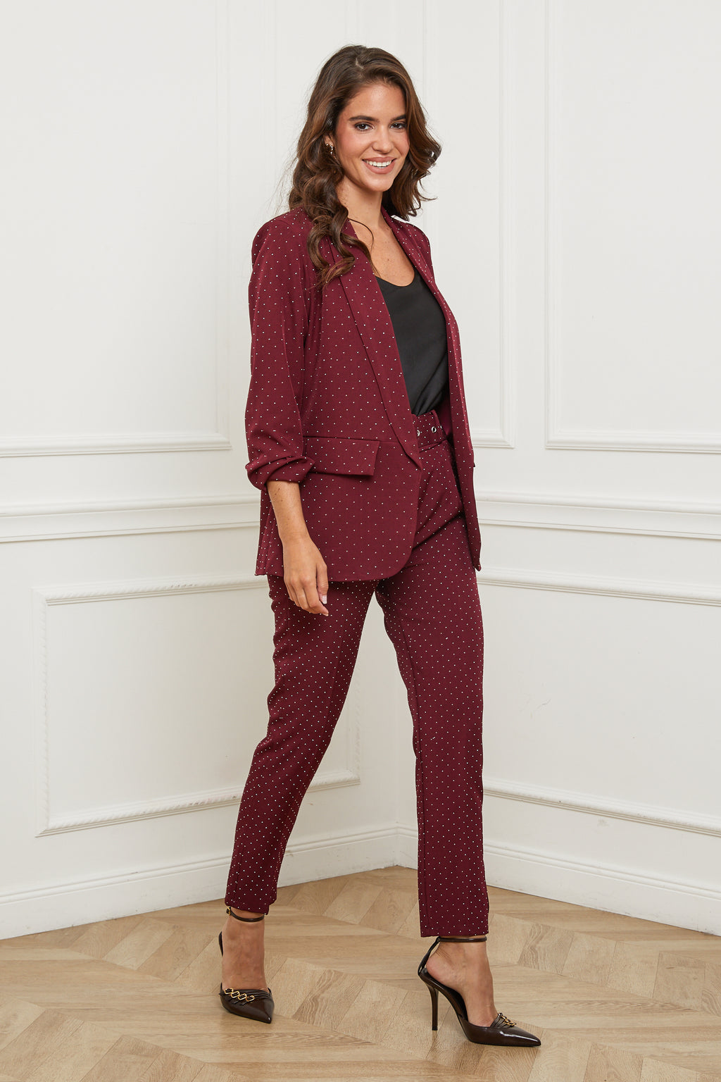 Trousers - Burgundy