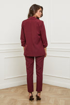 Trousers - Burgundy