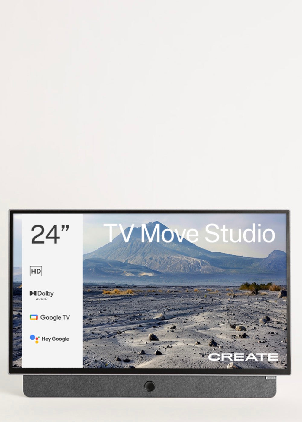 Tv Move Studio - Téléviseur Intelligent Portable 24" Avec Batterie Et Écran Antireflet