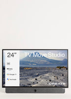 Tv Move Studio - Téléviseur Intelligent Portable 24" Avec Batterie Et Écran Antireflet
