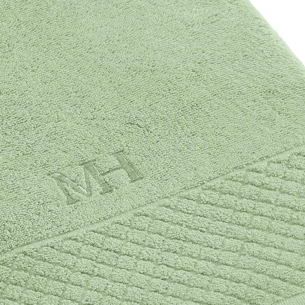 Eden - Set De 2 Serviettes + 2 Draps De Bain - Vert Amande