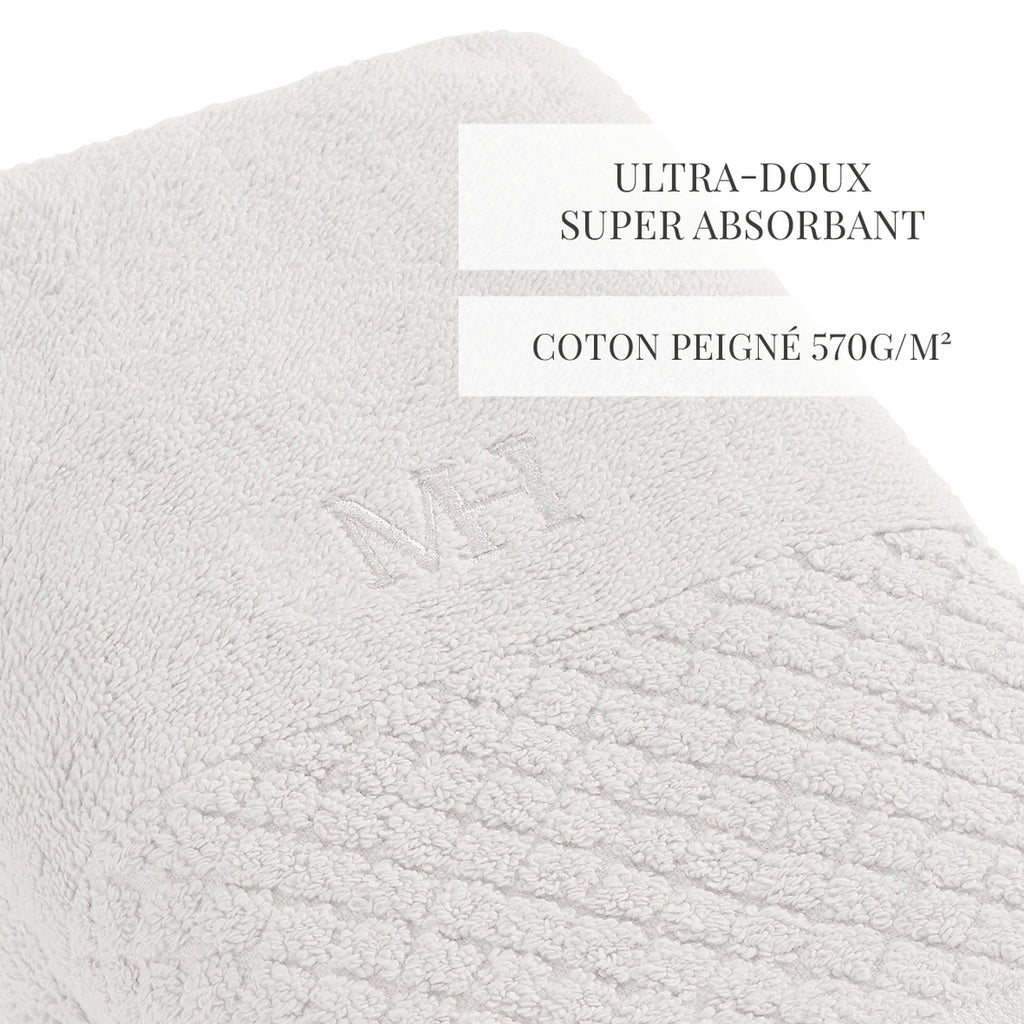 Eden - Set De 2 Serviettes - Blanc
