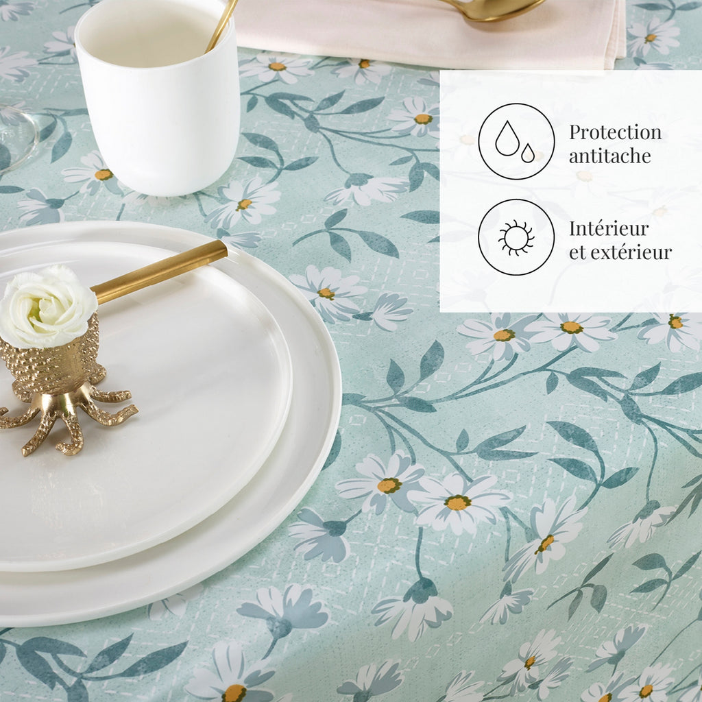 Floral Innocence - Mantel - Verde Claro