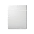Paris - Drap Plat - Satin De Coton - Blanc / Blanc