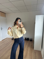 Colette Yellow Striped Blouse