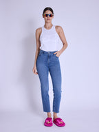 Berenice - Jean Slim - Medium-Blue-Denim