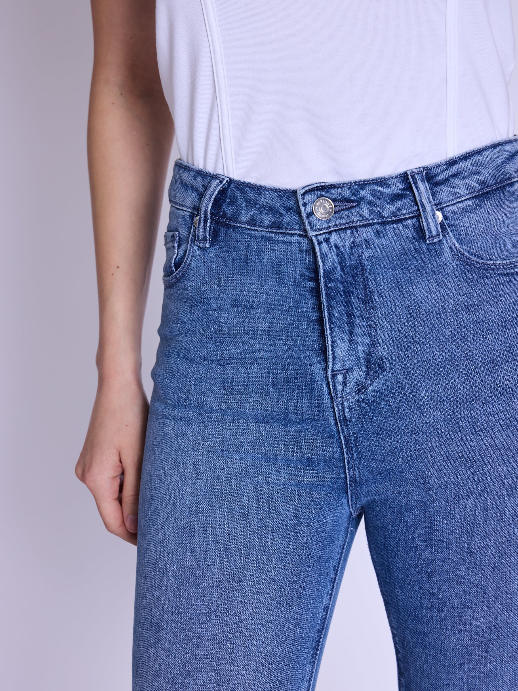 Berenice - Jean Slim - Medium-Blue-Denim