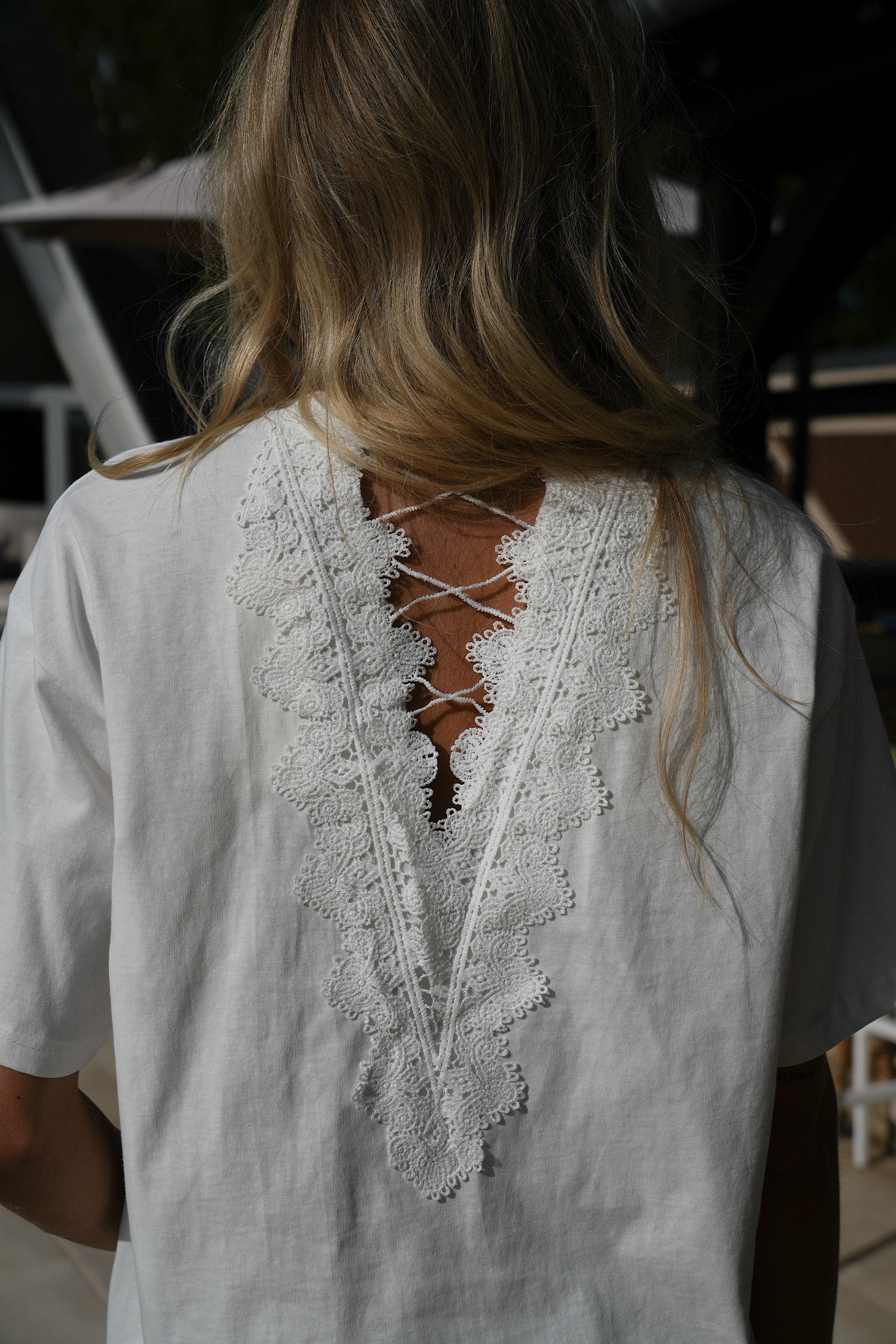 Camiseta Lika Bordada - Blanco